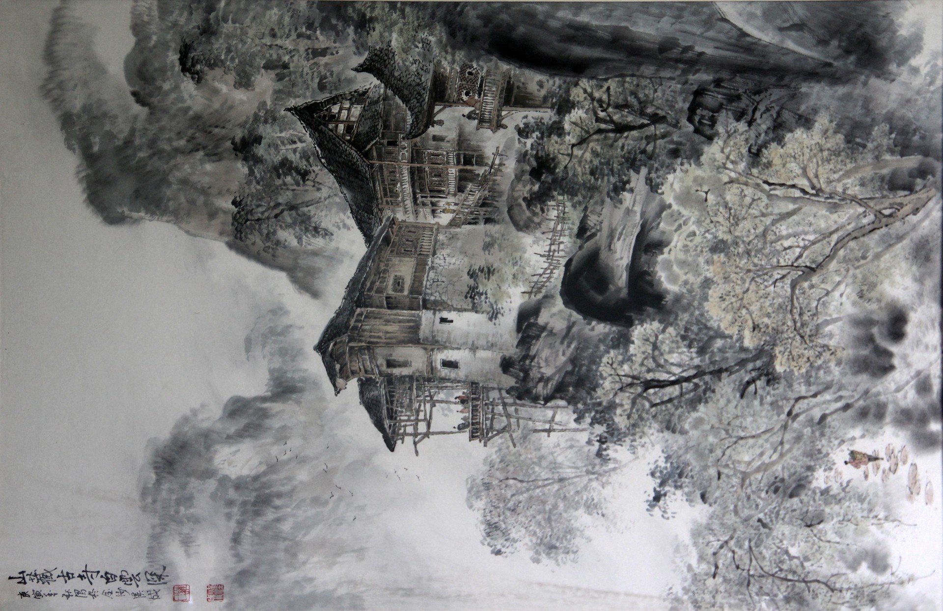 山藏古寺白云深