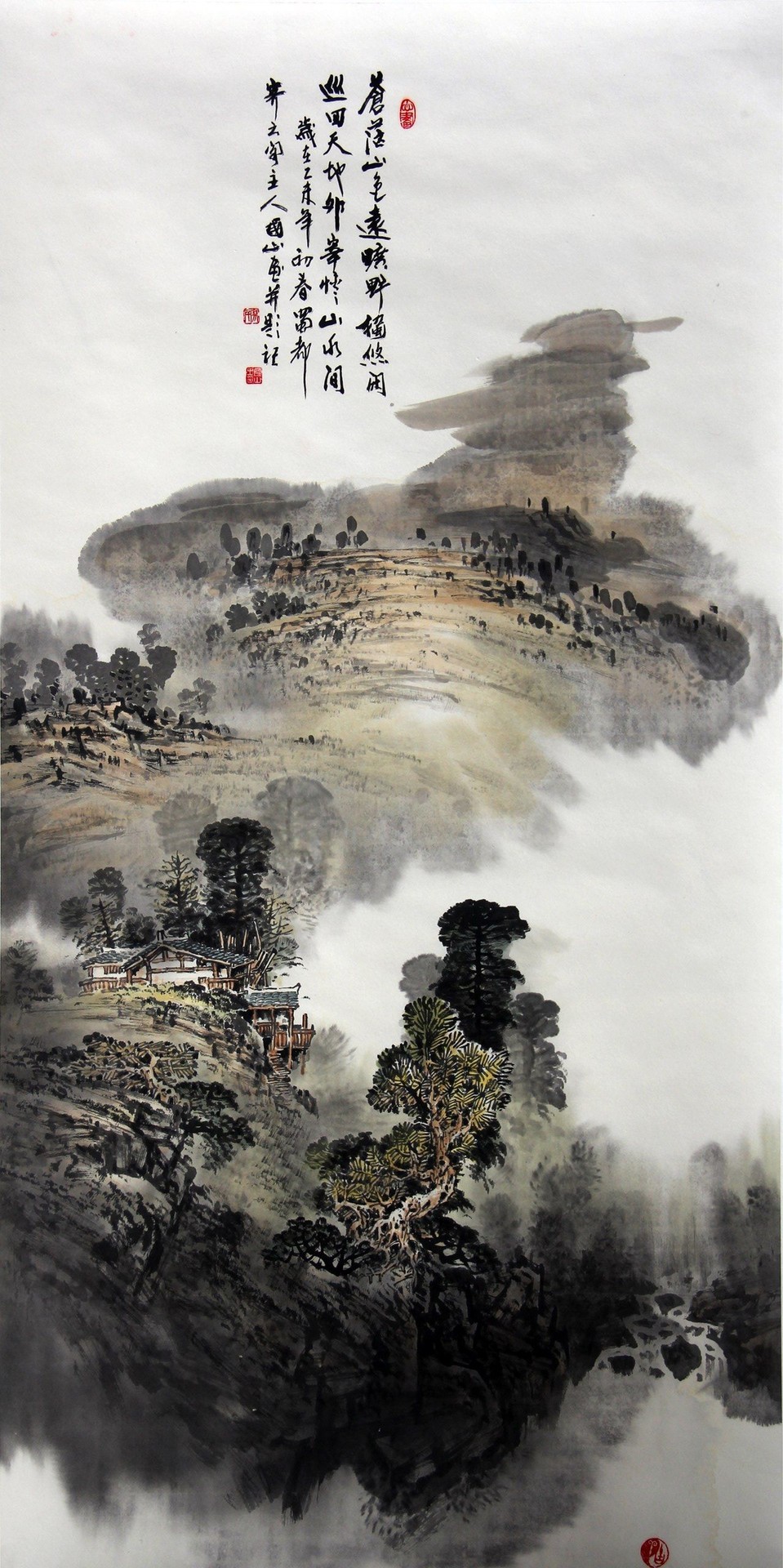 苍茫山色