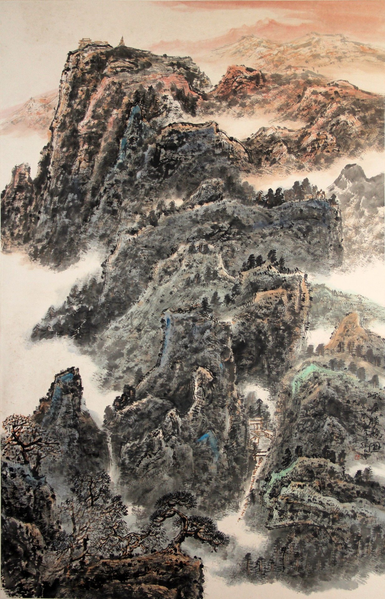 峨眉盛境图